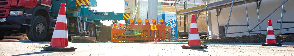 Transport- und Baustellensicherung Bannerimage