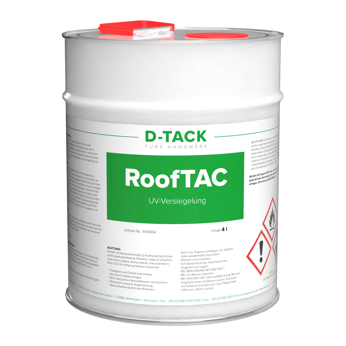 RoofTAC UV-Versiegelung