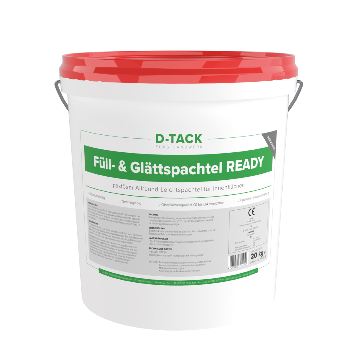 Füll- & Glättspachtel READY