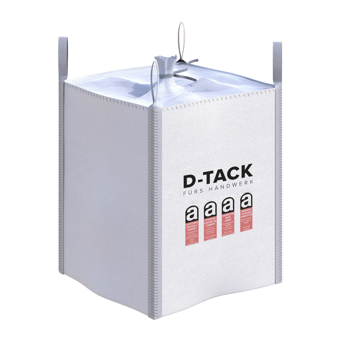 5 Stück Mini-Asbest-BigBags 70x110cm – Zur Siche Produktbild-Vorschau 2