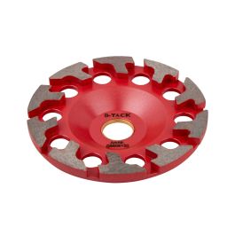 Diamantschleiftopf Für RenoFix RG 130 / RGP130 – 130 Mm, Rot (abrassiv), Inkl. Reduzierring