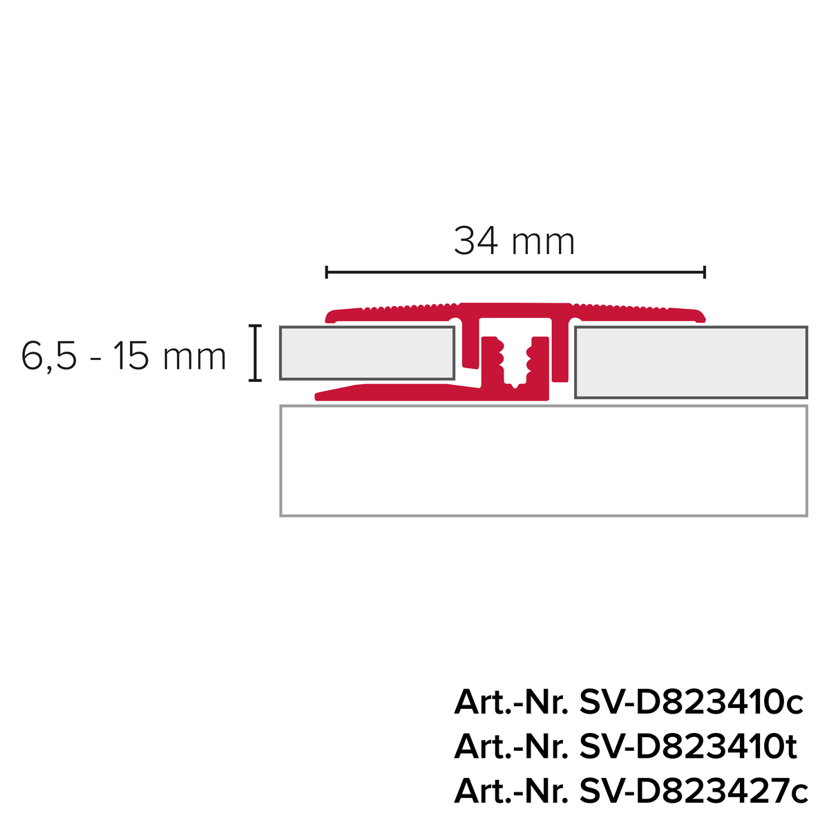 Übergangsprofil TOP 34
