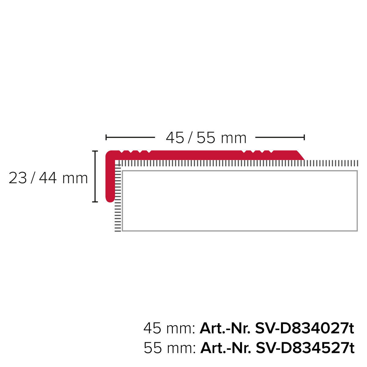 Treppenkantenprofil CLASSIC S