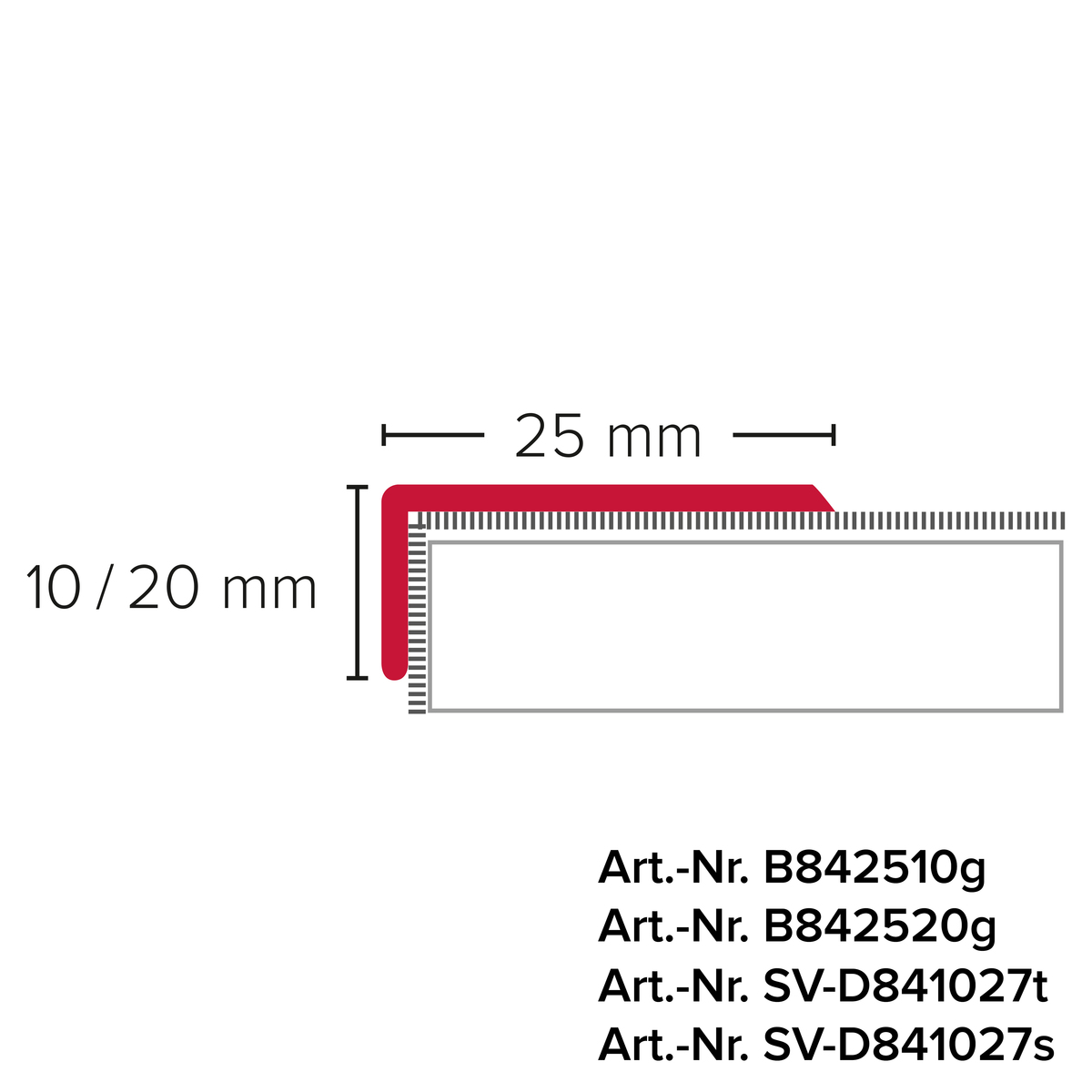 Winkelprofil CLASSIC S