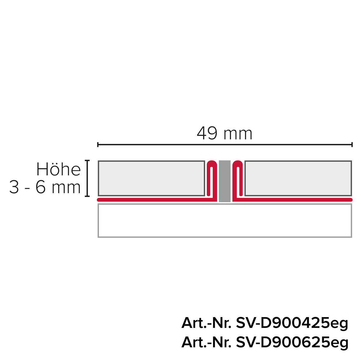Dehnfugenprofil CLASSIC Edelstahl