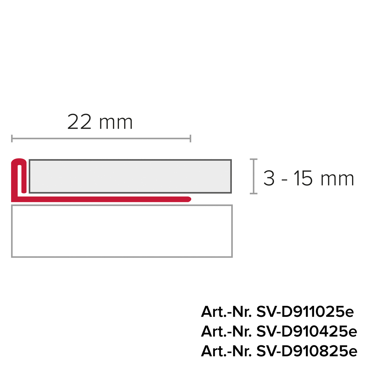 Winkelabschlussprofil CLASSIC Edelstahl