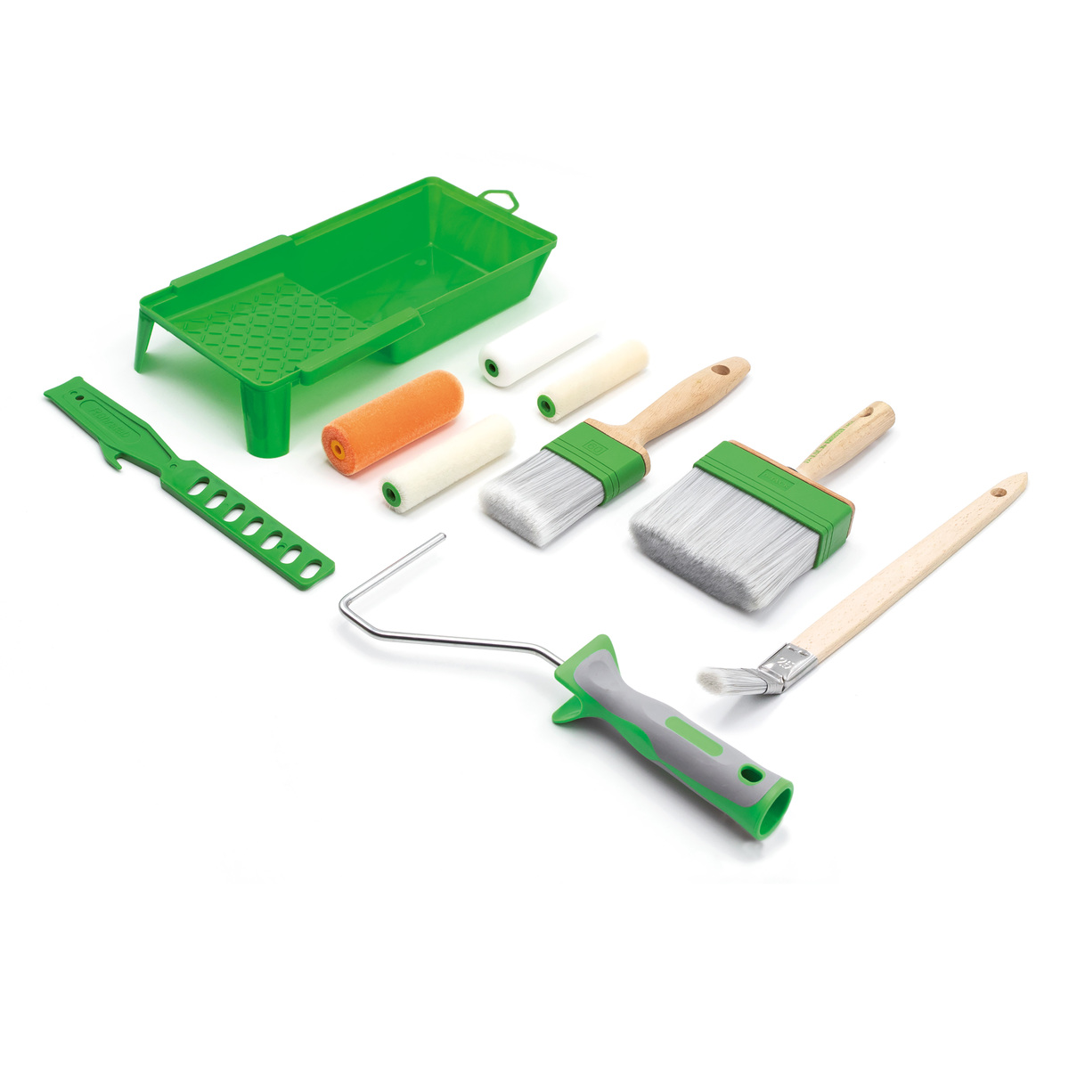 Das Pinsel- / Walzen-Set zum Lackieren