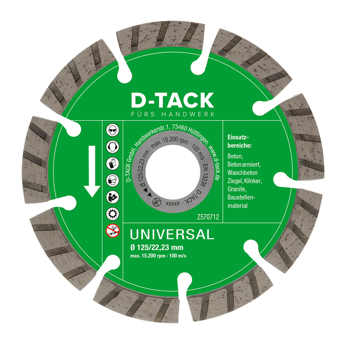 Diamant-Trennscheibe UNIVERSAL