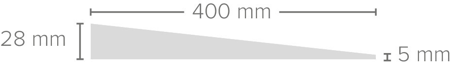 KlimaPRO Kalziumsilikat-Anschlusskeil