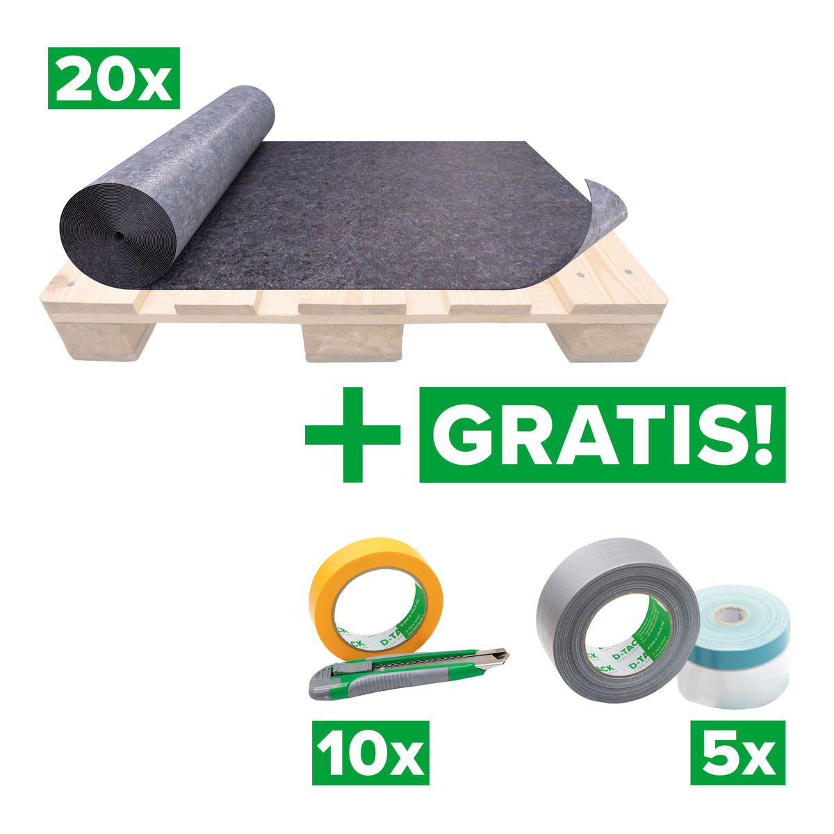 Malervlies CLASSIC 230 g/m² Paletten-Set