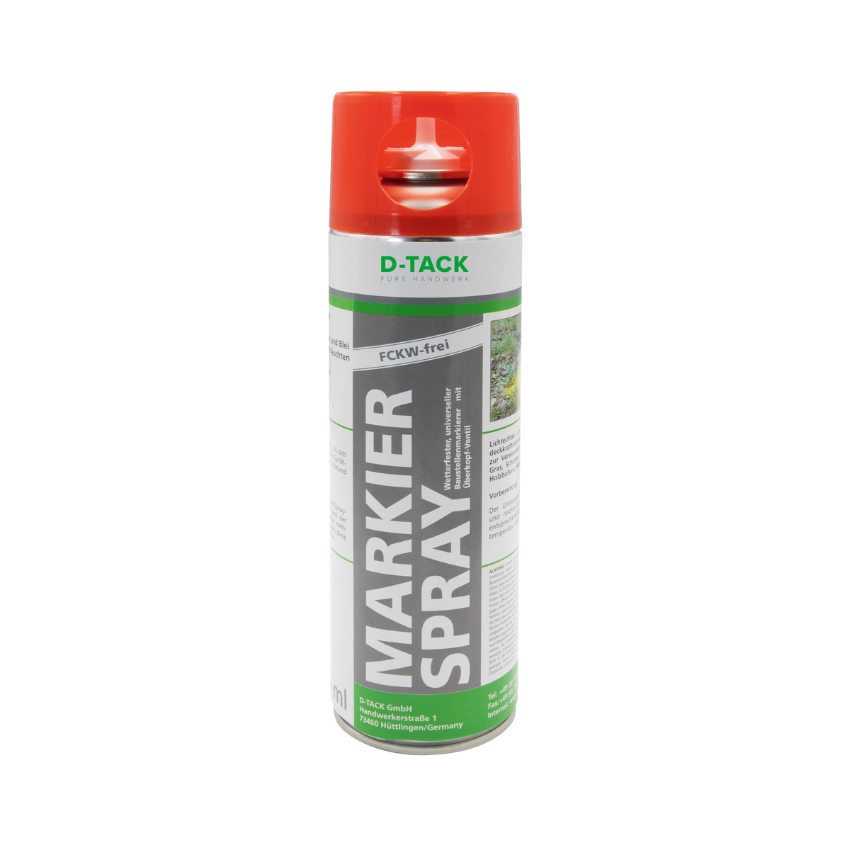 Markier-Spray 500 ml in rot & gelb | D-TACK
