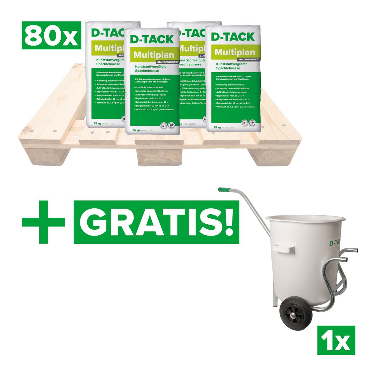 Multiplan Paletten-Set