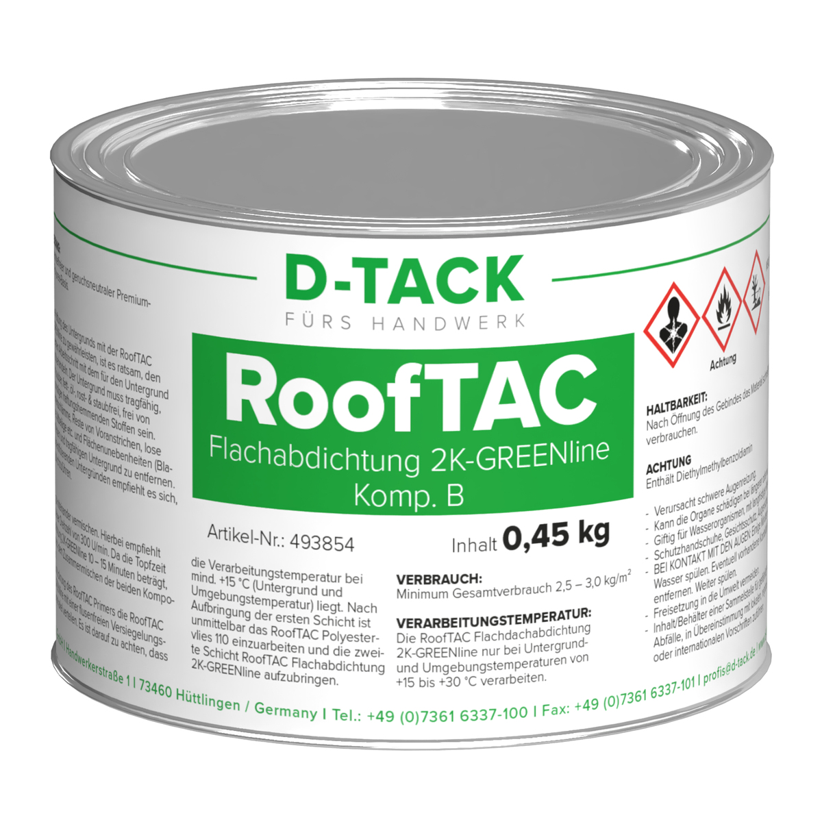 RoofTAC Flachdachabdichtung 2K-GREENline