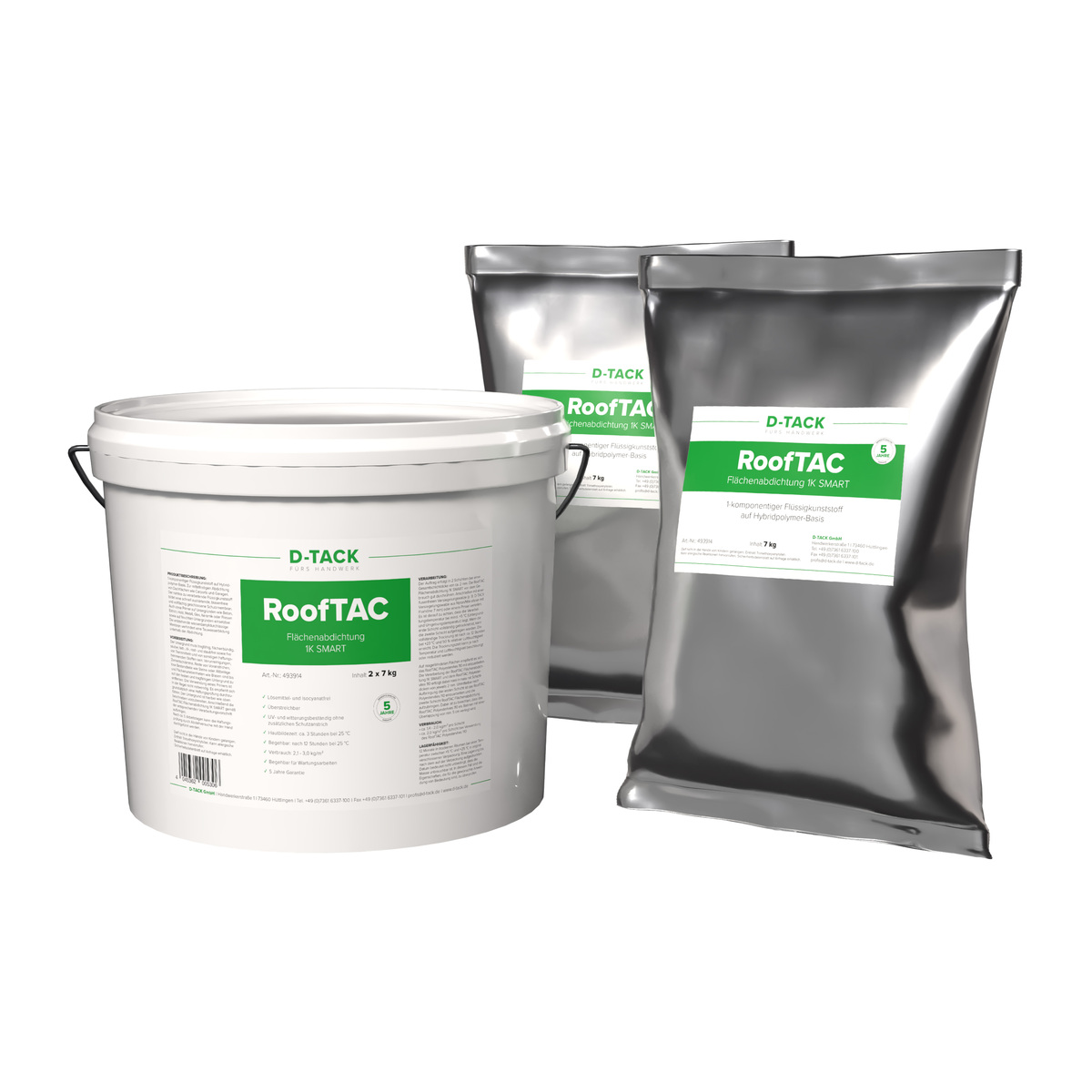 RoofTAC Flächenabdichtung 1K SMART