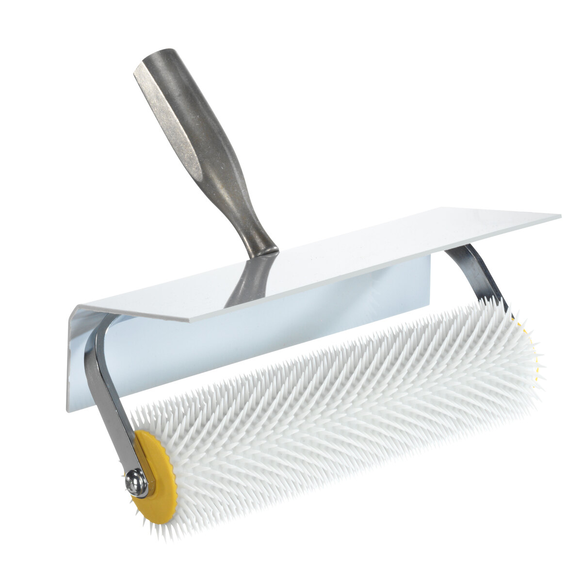 Stachel-Entlüftungswalze mit Spritzschutz