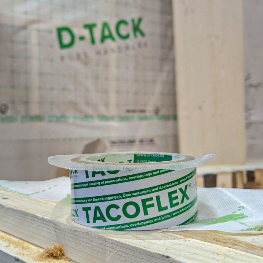 TACOFLEX® Folienklebeband für Dampfsperren / Dampfbremsen
