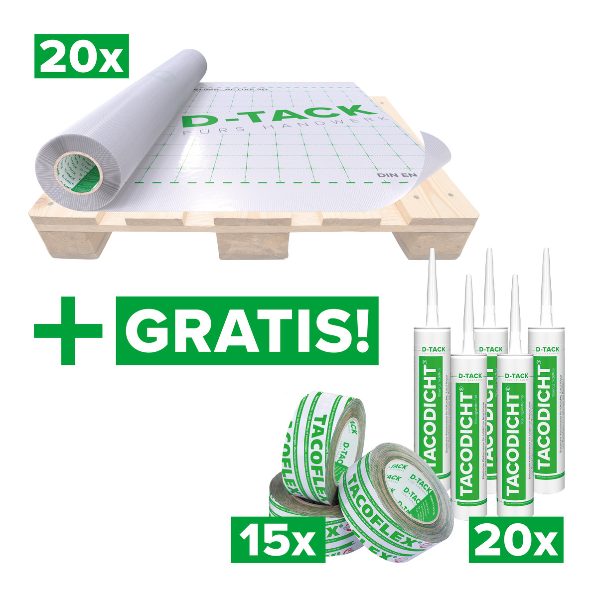 TACOKLIMA® ACTIVE SD Paletten-Set