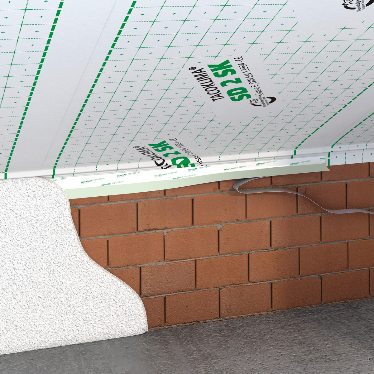 TACOPLAST Einputzband für Dampfbremsen