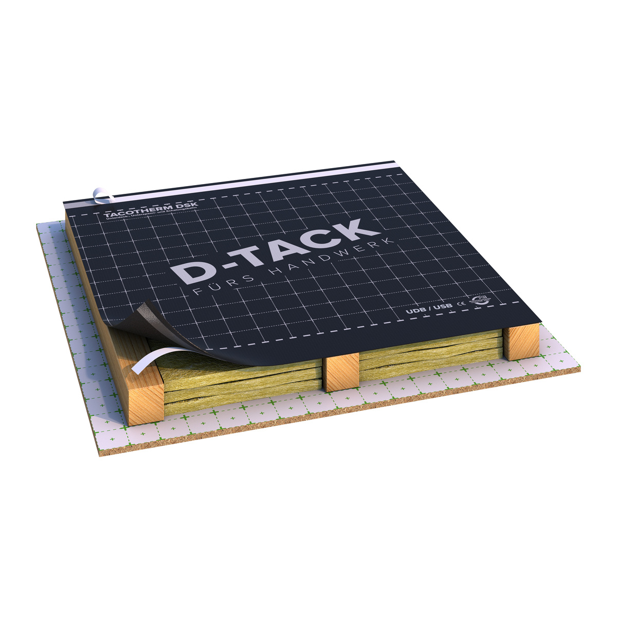 TACOTHERM DSK Unterspann- / Unterdeck- / Schalungsbahn mit Speichervlies