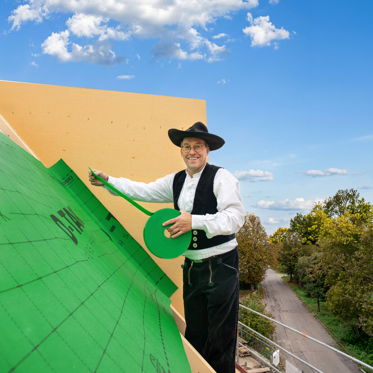 TACOTOP® 19 (DSK) Diffusionsoffene Unterspann- / Unterdeck- / Schalungsbahn