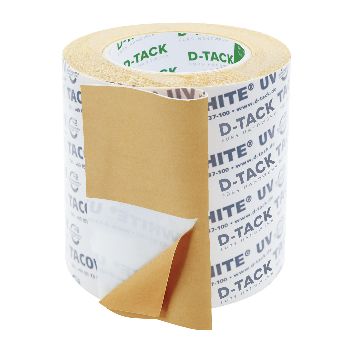 TACOWHITE® UV geschlitztes Multiband für Eck- / Sockelanschlüsse