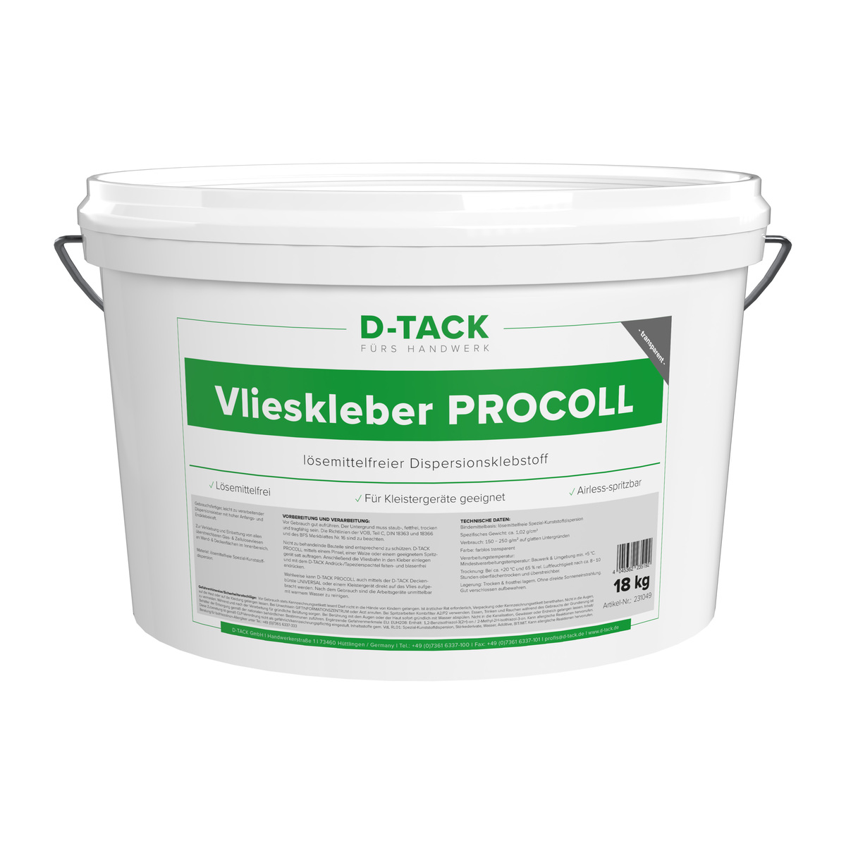 Vlieskleber PROCOLL Vlieskleber PROCOLL