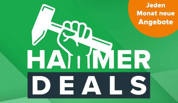 Sichern Sie sich die besten Deals – jeden Monat neu!