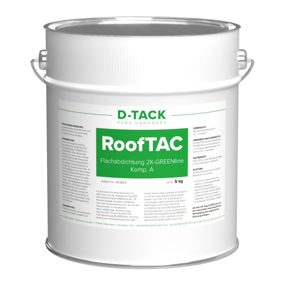 RoofTAC Flachdachabdichtung 2K-GREENline