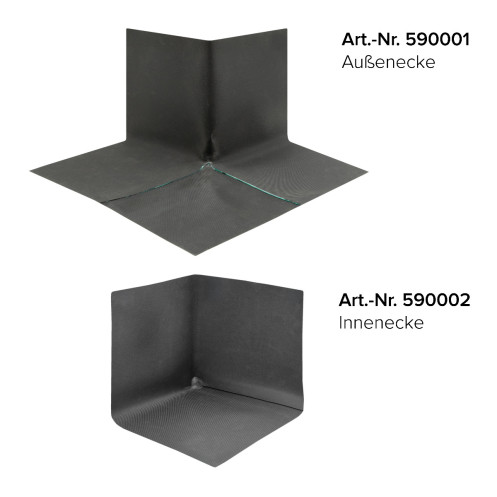 Abdichtungsbahn EPDM-Ecken