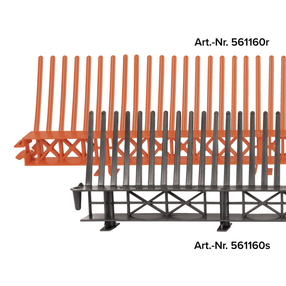 Traufenelement mit Kamm