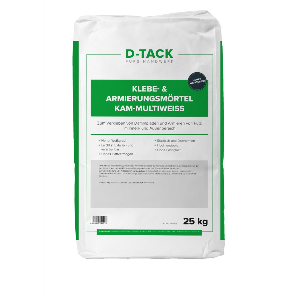 Klebe- & Armierungsmörtel KAM-MULTIWEISS