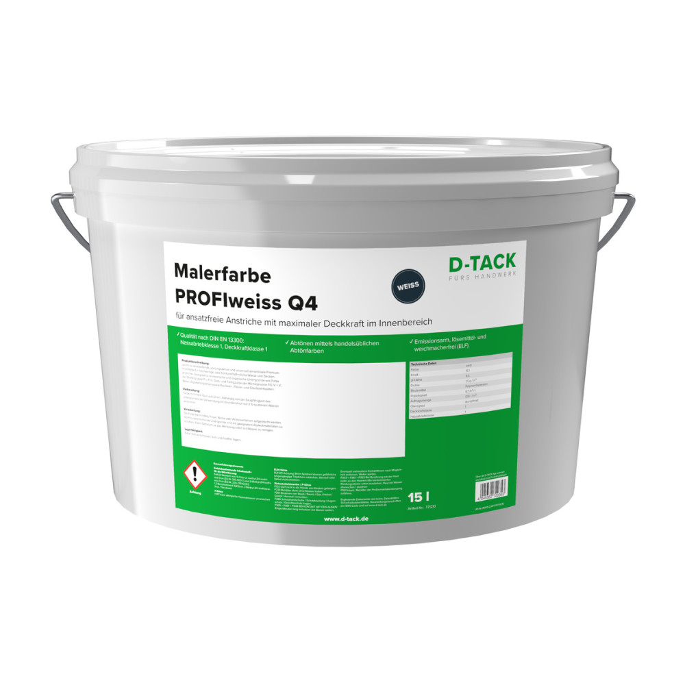 Malerfarbe PROFIweiss Q4