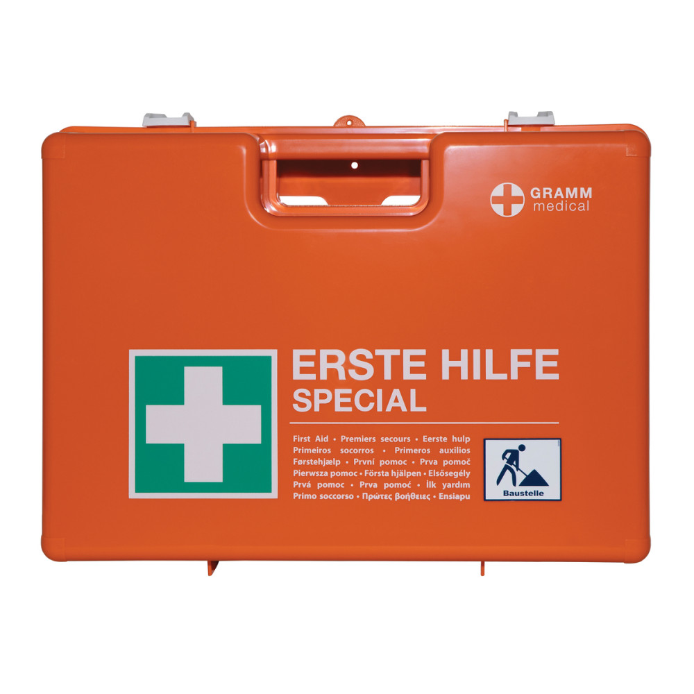 Erste-Hilfe-Koffer Hochbau und Sanierung DIN 13157