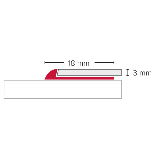 Einfass-Profil Alu 3 mm