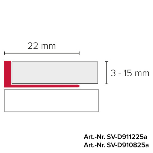 Winkelabschlussprofil CLASSIC Aluminium