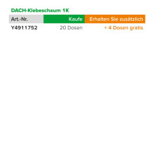 DACH-Klebeschaum 1K Huckepack