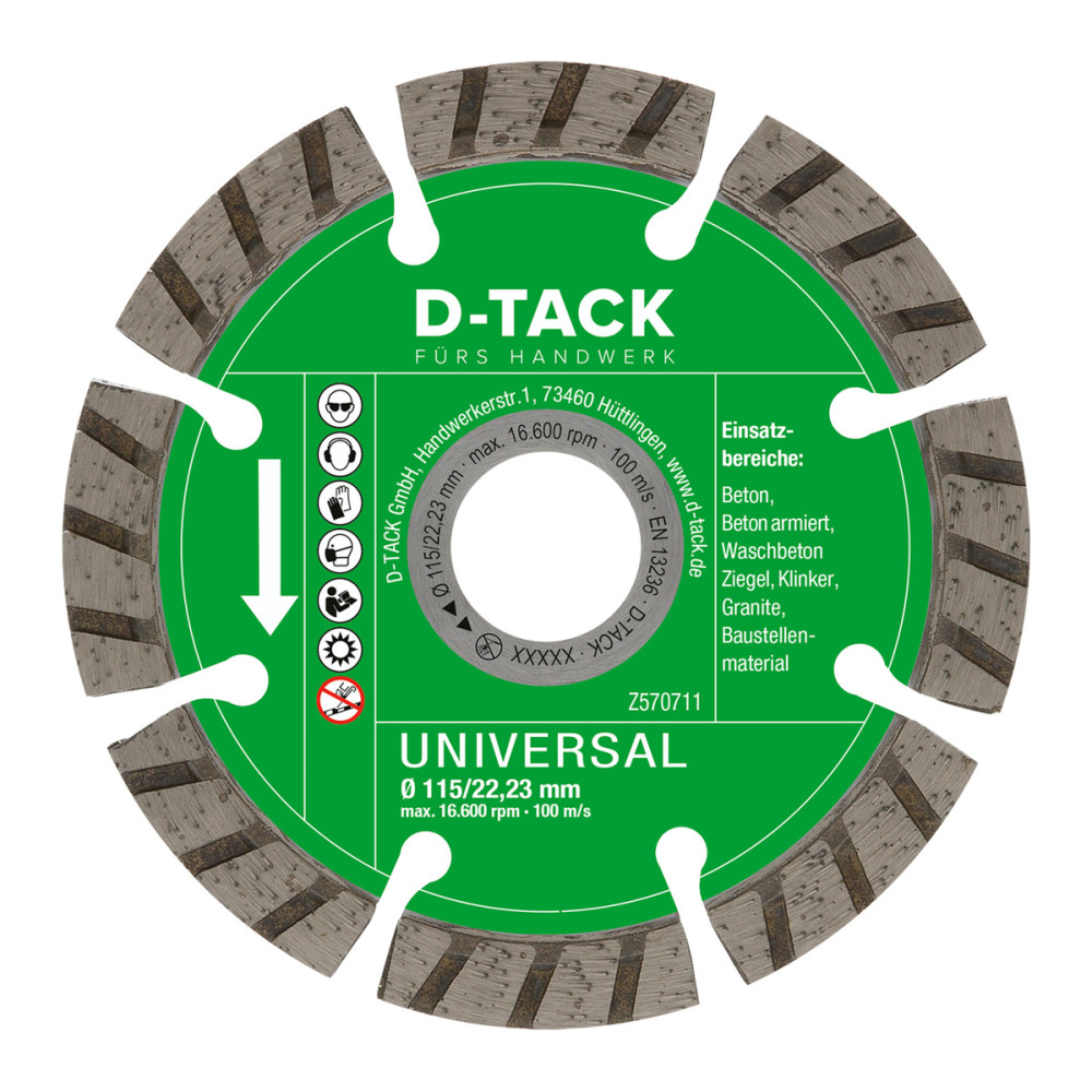 Diamant-Trennscheibe UNIVERSAL
