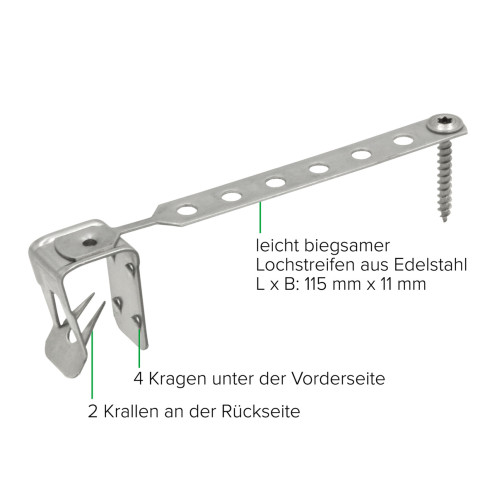 Grat- und Kehlklammer 512 / 100