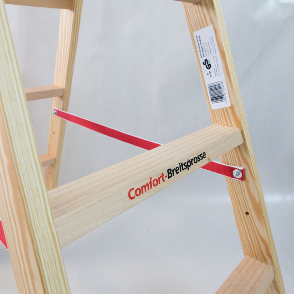 Holz-Sprossenstehleiter PREMIUM