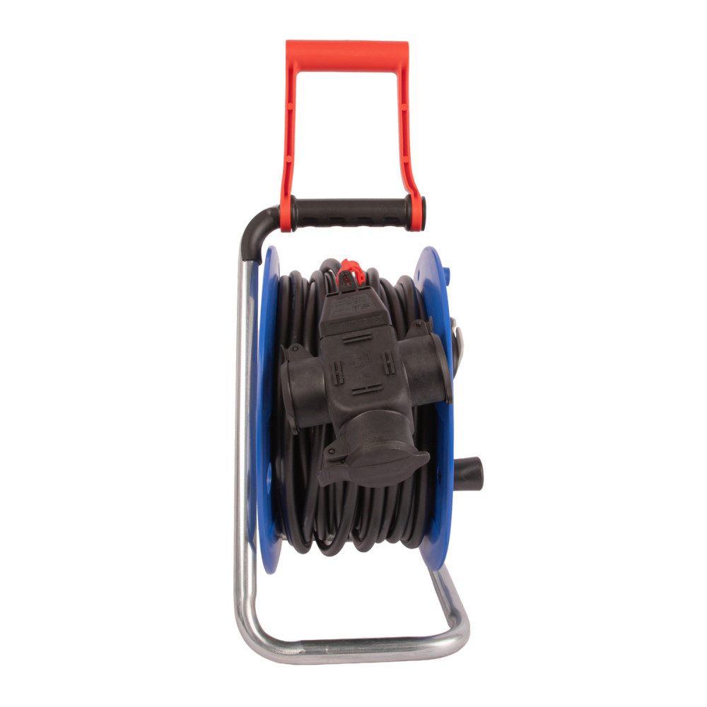 Kabeltrommel Dach & Gerüst PRO IP44 38 m - Baustellen-Kabeltrommel