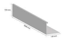 Kiesfangleiste ALU für Randeinfassungen und Materialbegrenzungen