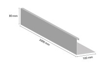 Kiesfangleiste ALU für Randeinfassungen und Materialbegrenzungen