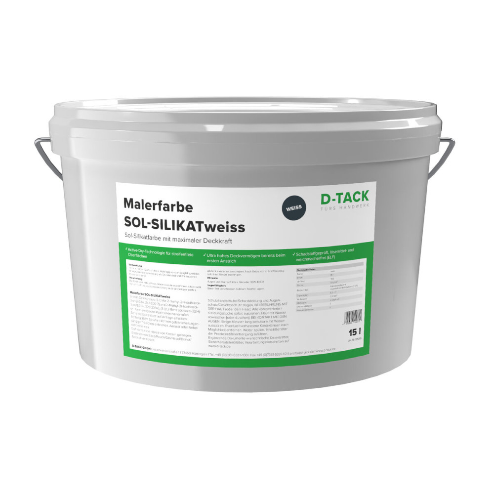 Malerfarbe SOL-SILIKATweiss