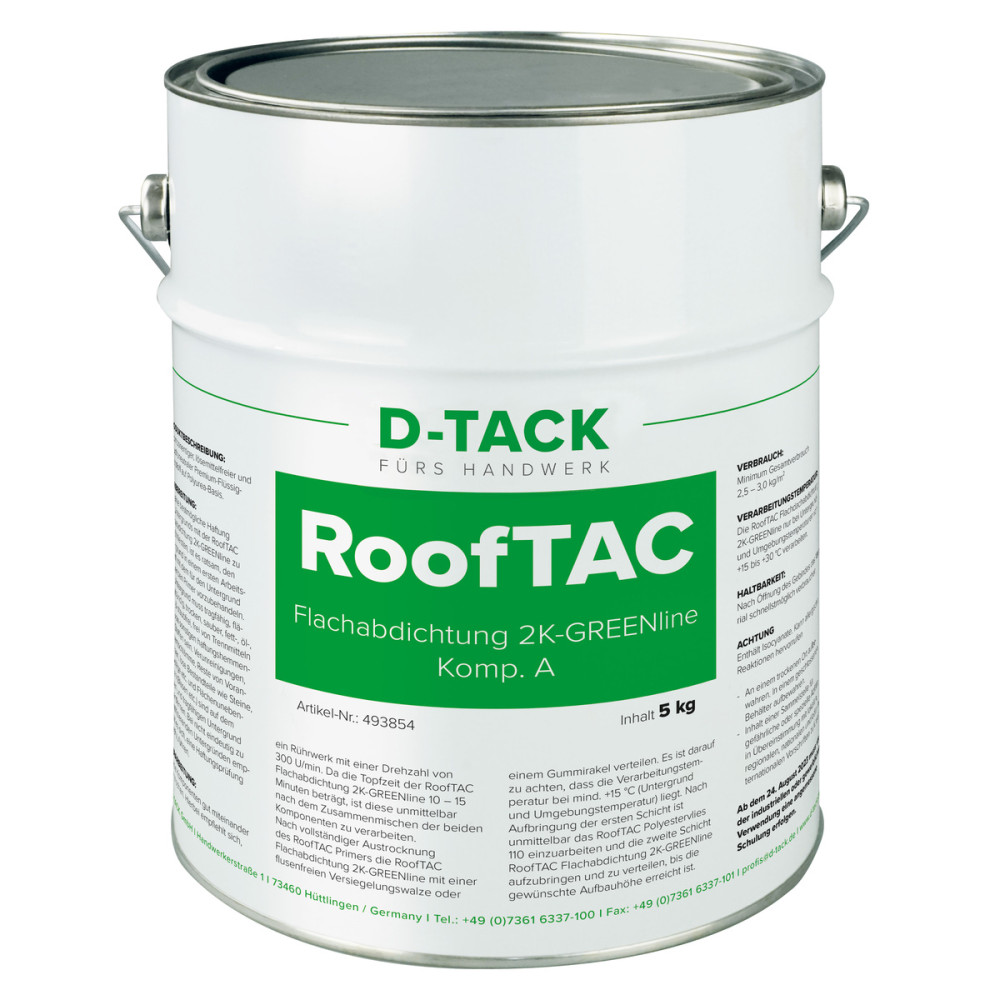 RoofTAC Flachdachabdichtung 2K-GREENline