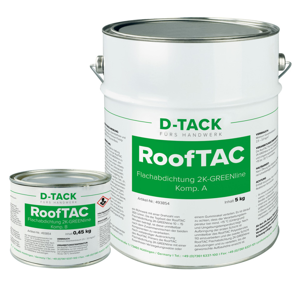 RoofTAC Flachdachabdichtung 2K-GREENline