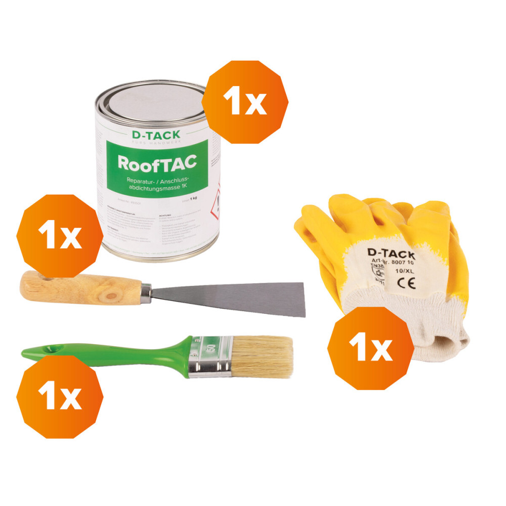 RoofTAC Reparatur-/ Anschlussabdichtung 1K - SET