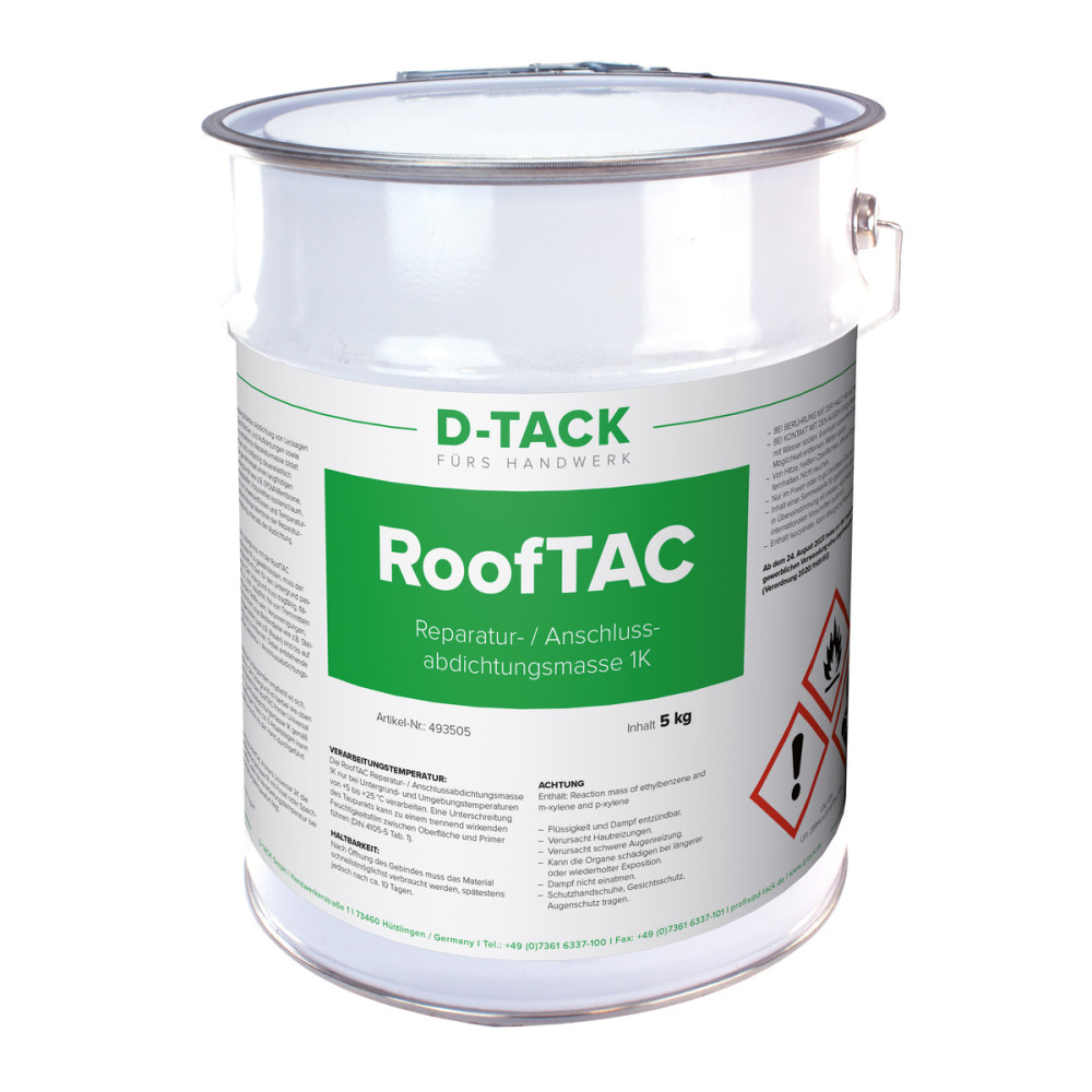 RoofTAC Reparatur- / Anschlussabdichtung 1K Reparaturmasse