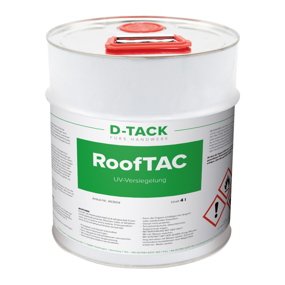 RoofTAC UV-Versiegelung