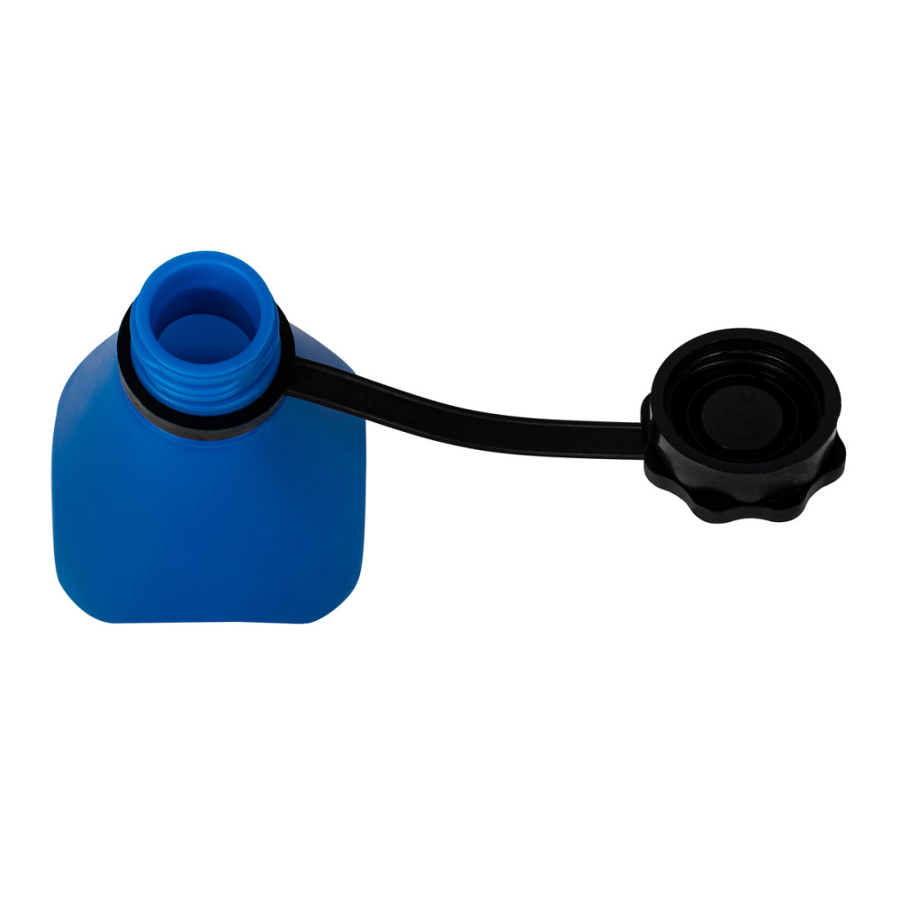 Salzsäureflasche - blau