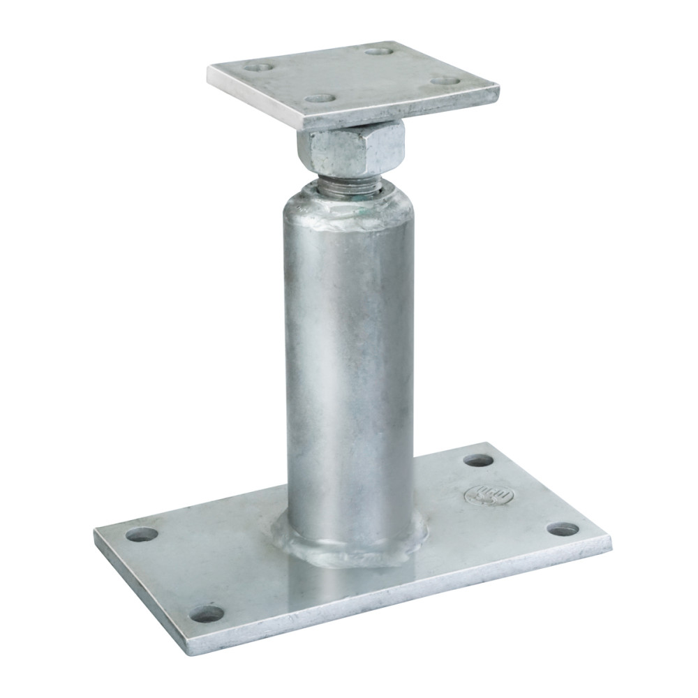 Standard-Pfostenträger Platte -verstellbar-